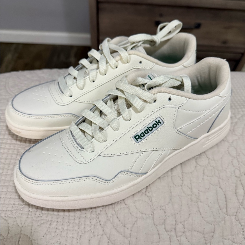 Reebok Green and White Sneakers